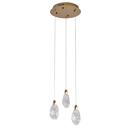 Подвесной светильник OD2439-3 gold/clear