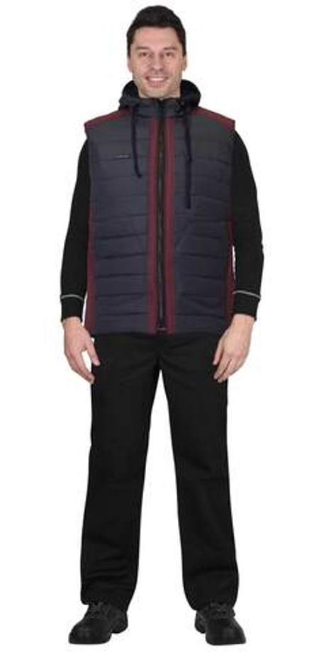 Жилет "ЕВРОПА" (на подкладке флис) серый