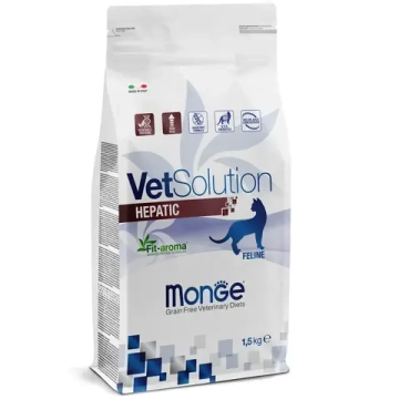 Диетический корм Monge VetSolution Cat Hepatic для кошек при заболеваниях печени