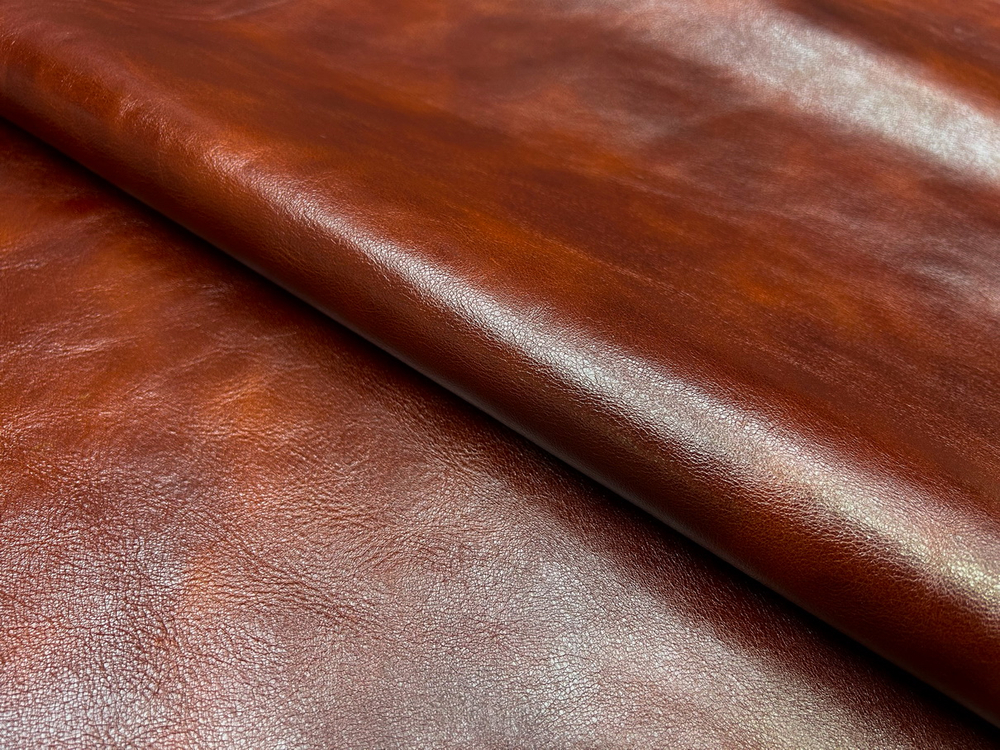 Кожа в стиле тампонато Ленни цв. Коричневый / Lenny Red Cedar, тощ. 1,8-2,0 мм