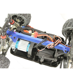 Радиоуправляемый монстр Remo Hobby SMAX Brushless V2.0 (синий) 4WD 2.4G 1/16 RTR