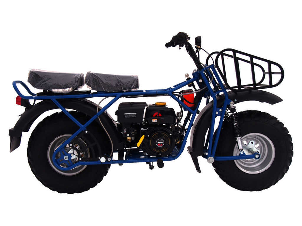 Мотоцикл внедорожный СКАУТ-2-8Е с боковым прицепом и корытом (КОМПЛЕКТ)