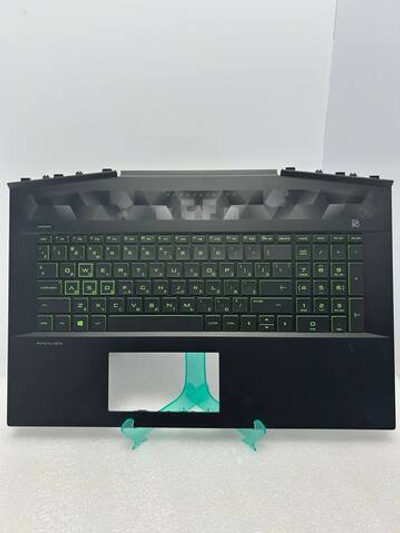 Топ-панель с клавиатурой RU для HP Pavilion Gaming 17-cd0 / 17-cd1 / 17-cd2 (L58645-251) (L61161-251)