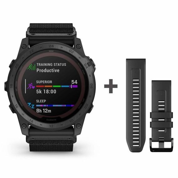 Garmin Tactix 7 Pro Black DLC Titanium — премиальные тактические часы