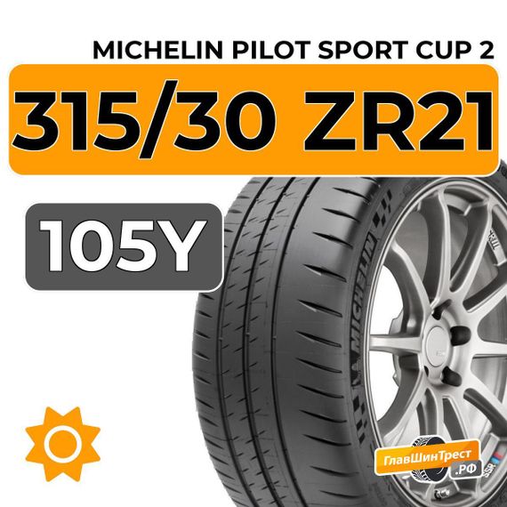 Michelin Pilot Sport Cup 2 315/30 ZR21 105Y XL
