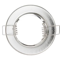 Светильник встраиваемый штампованный ЭРА ST1 CH под лампу MR16 GU5.3 хром | Штампованные встраиваемые светильники