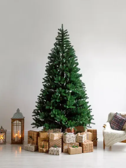 Интерьерная искусственная елка Клеопатра Люкс 5 м., ствольная, 100% Литая хвоя, Green Trees (GT5KLEO)