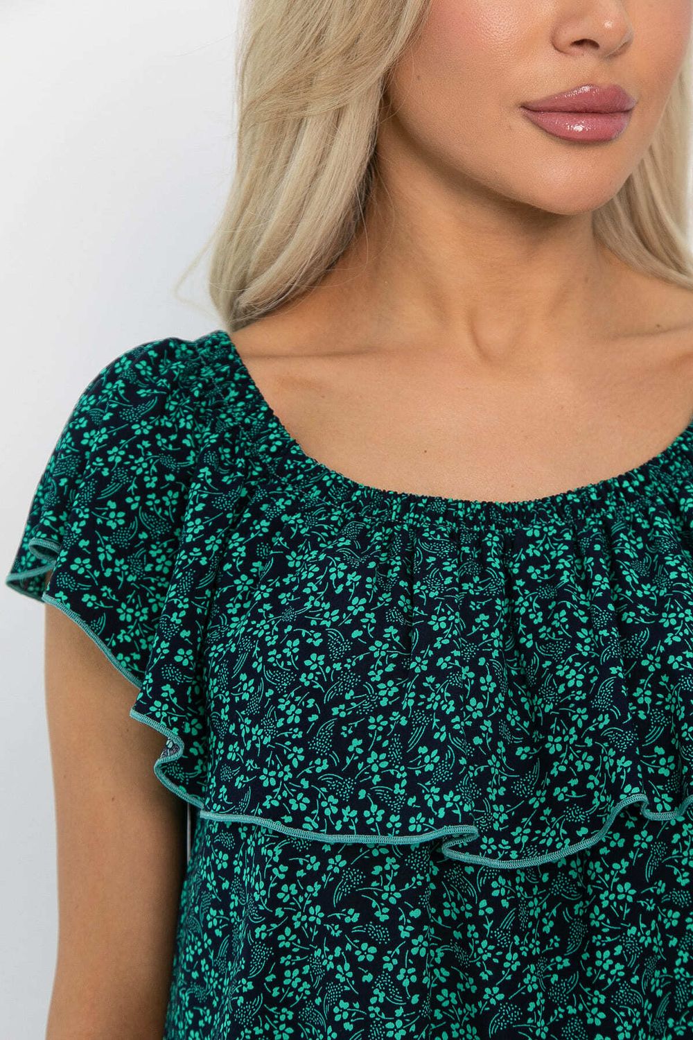 Платье Элинор макси (зеленое) П13759-12М LT Collection