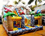 Коммерческий надувной батут "Солнечный остров" 7.5*5*5 м