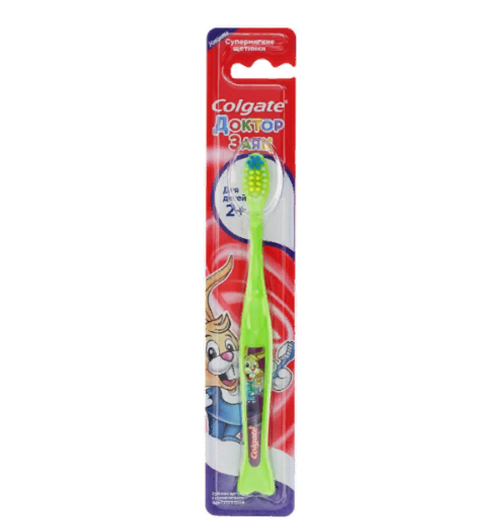 Colgate Щетка зубная, детская, от 2 лет, супермягкая
