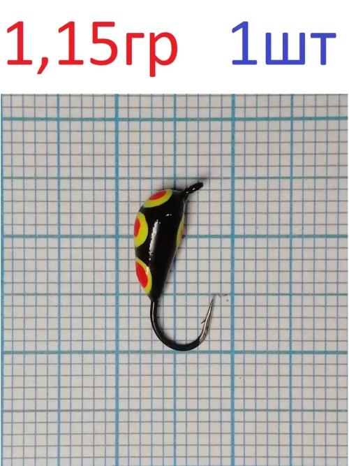 Мормышка вольфрамовая Банан-спорт с ушком