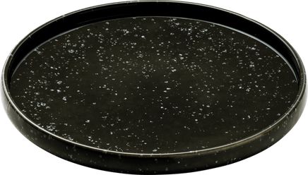 NARA DARK - Тарелка обеденная с бортиком D=27 см, H=2.5 см цвет: чёрно-белый; керамика NARA DARK артикул 7011227/001246, PLAYGROUND