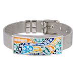 Браслет Fiore Luna на металлическом ремешке CB03600-11 M