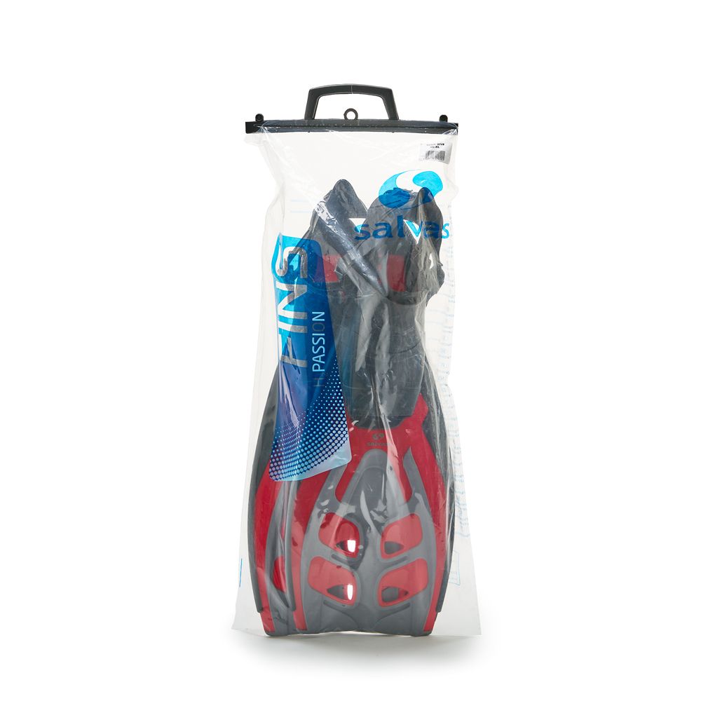 Ласты для плавания SALVAS Tonic Dive, BA190LXR1STS, размер L/XL, красные
