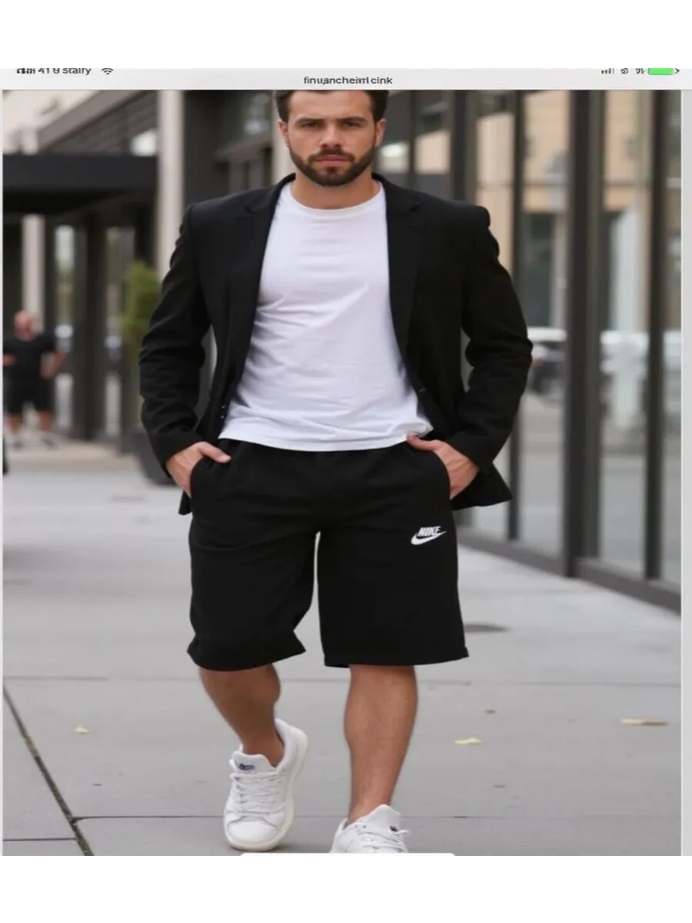 Шорты спортивные Nike удлиненные бриджи