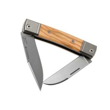 Складной нож Lion Steel "BestMan" L/BM13 UL c клинком из стали Böhler M390 Microclean®, рукоять дерево (Олива)