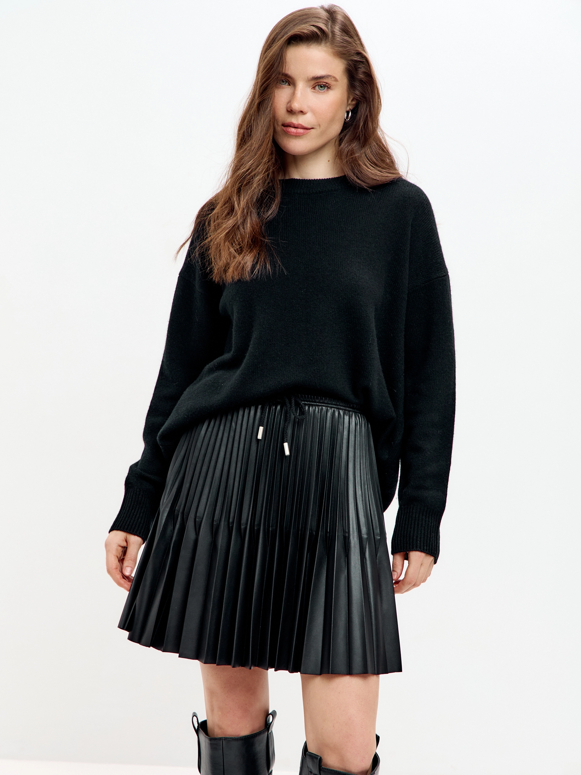 Кожаная юбка