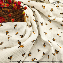 Муслин двухслойный принт №10 | ш.135 см | 120 г/м² | хлопок-100%