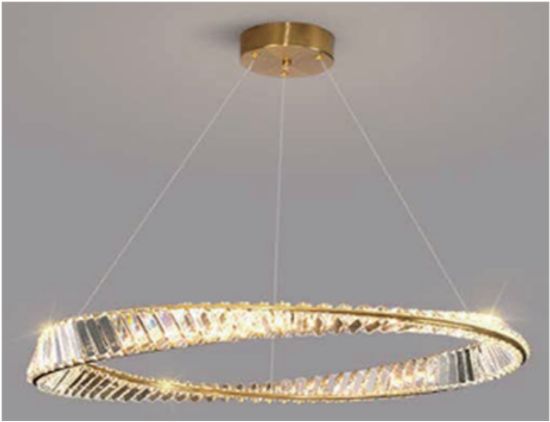 82022/1000 COPPER GOLD (1) Люстра (NW)