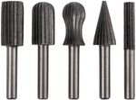 Шарошки по металлу HSS сталь Профи 5 шт 36476