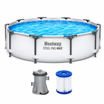 Bestway 56408 BW Каркасный бассейн Steel Pro Max 305х76см, 4678л, фил.-насос 1249л/ч
