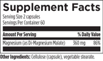 Designs For Health - MMC120 - Magnesium Malate 120 capsules