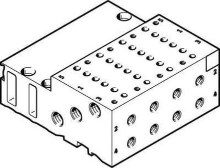 MHA2-PR4-5-M5 Плита для блочного монтажа