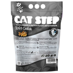 Наполнитель растительный комкующийся CAT STEP Tofu Carbon, 6л