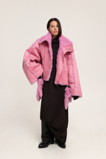 Бомбер двусторонний из экомеха