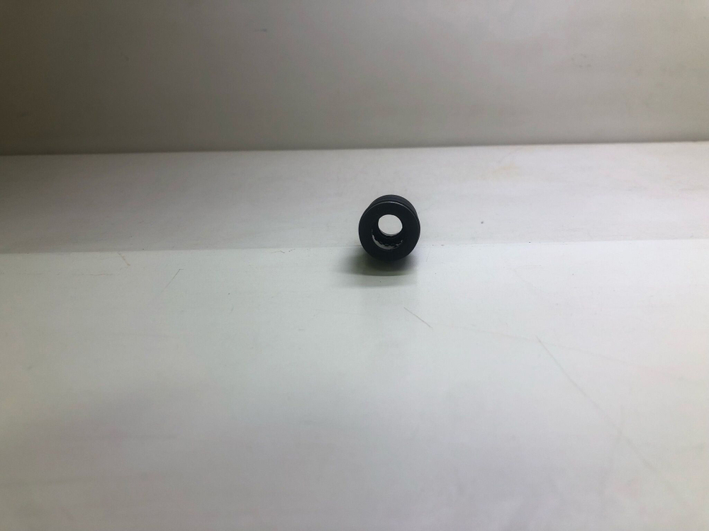 Фитинг пластиковый прямой черный 10мм 2шт Соединитель трубки ПВХ