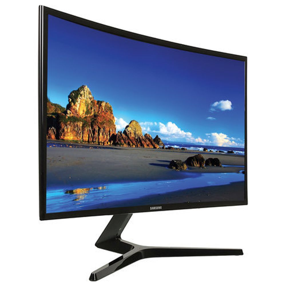 Монитор SAMSUNG C27F390FHI 27" (69 см), 1920x1080, 16:9, VA, 4 ms, 250 cd, VGA, HDMI, черный, LC27F390FHIXRU