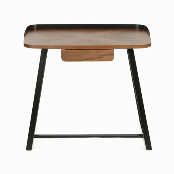 Письменный стол Falio 91х61 см, шпон ореха, металл