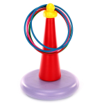 Кольцеброс (конус, 5 колец) (10*10*16 см), сетка