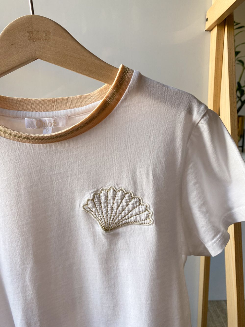 Хлопковая футболка Chloe, 152