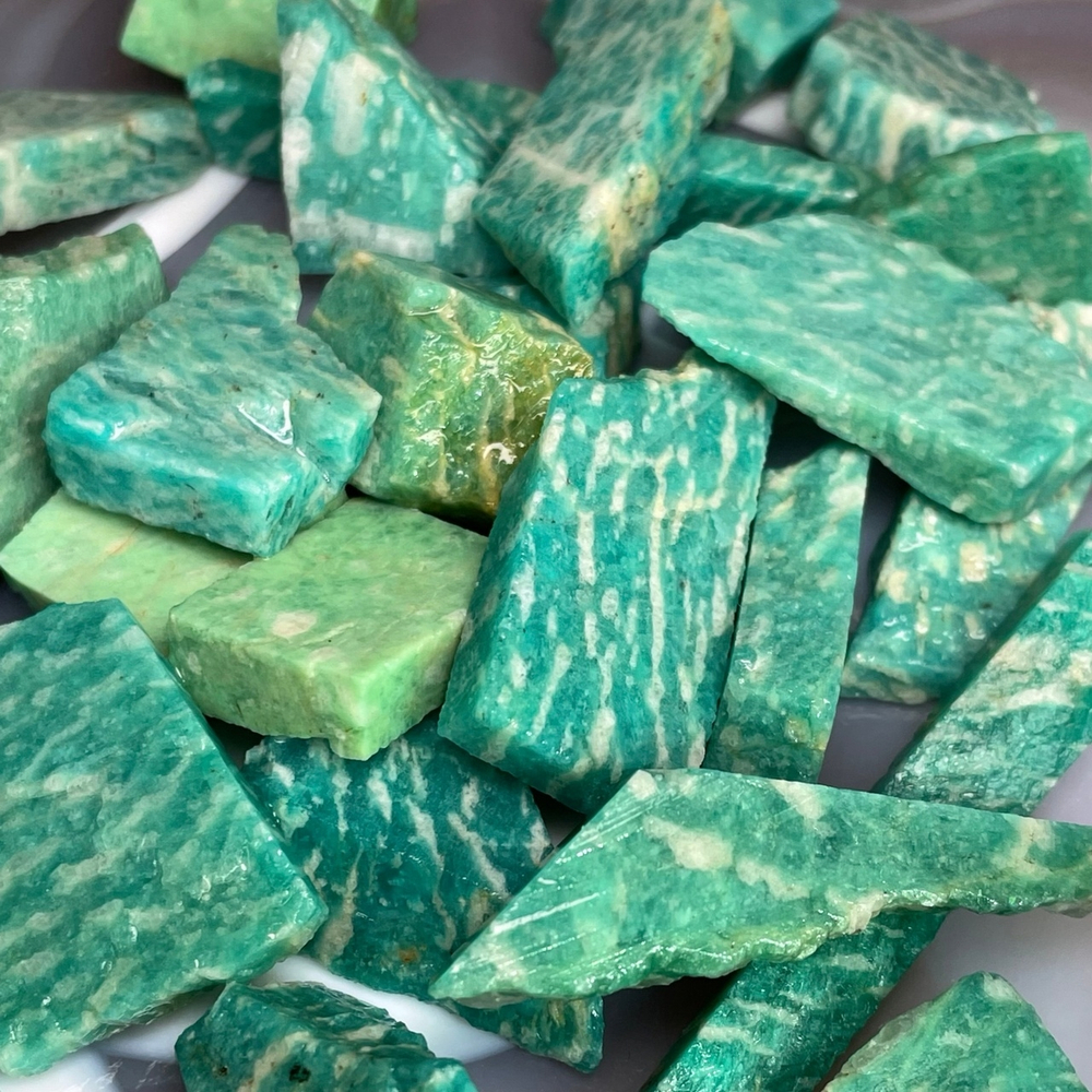 31411 Амазонит срез 25-60мм