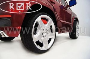 Детский электромобиль River Toys Mercedes-Benz GL63 красный фото №5