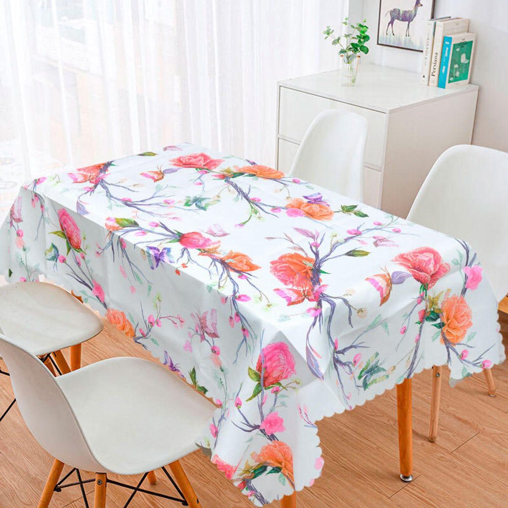 Скатерть 140*200см с водоотталкивающей пропиткой, 100% полиэстер, NN-1008550