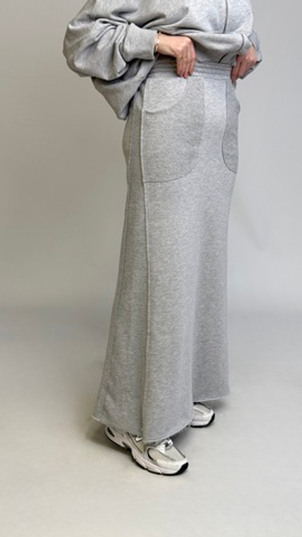 Юбка Elle серый меланж