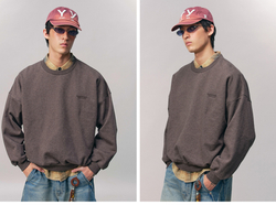 Свитшот Nothomme Monterest Retro Mountain-Inspired Speckled Fleece Crewneck Sweatshirt