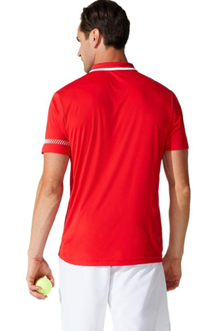 Мужское теннисное поло Asics Court M Polo Shirt - classic red