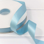 Лента Атласная 2,5см х 110м Полиэстер класс А (Голубой)