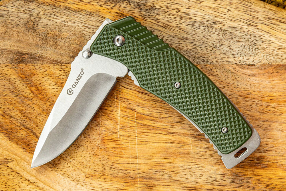 Нож туристический Ganzo G618 зеленый