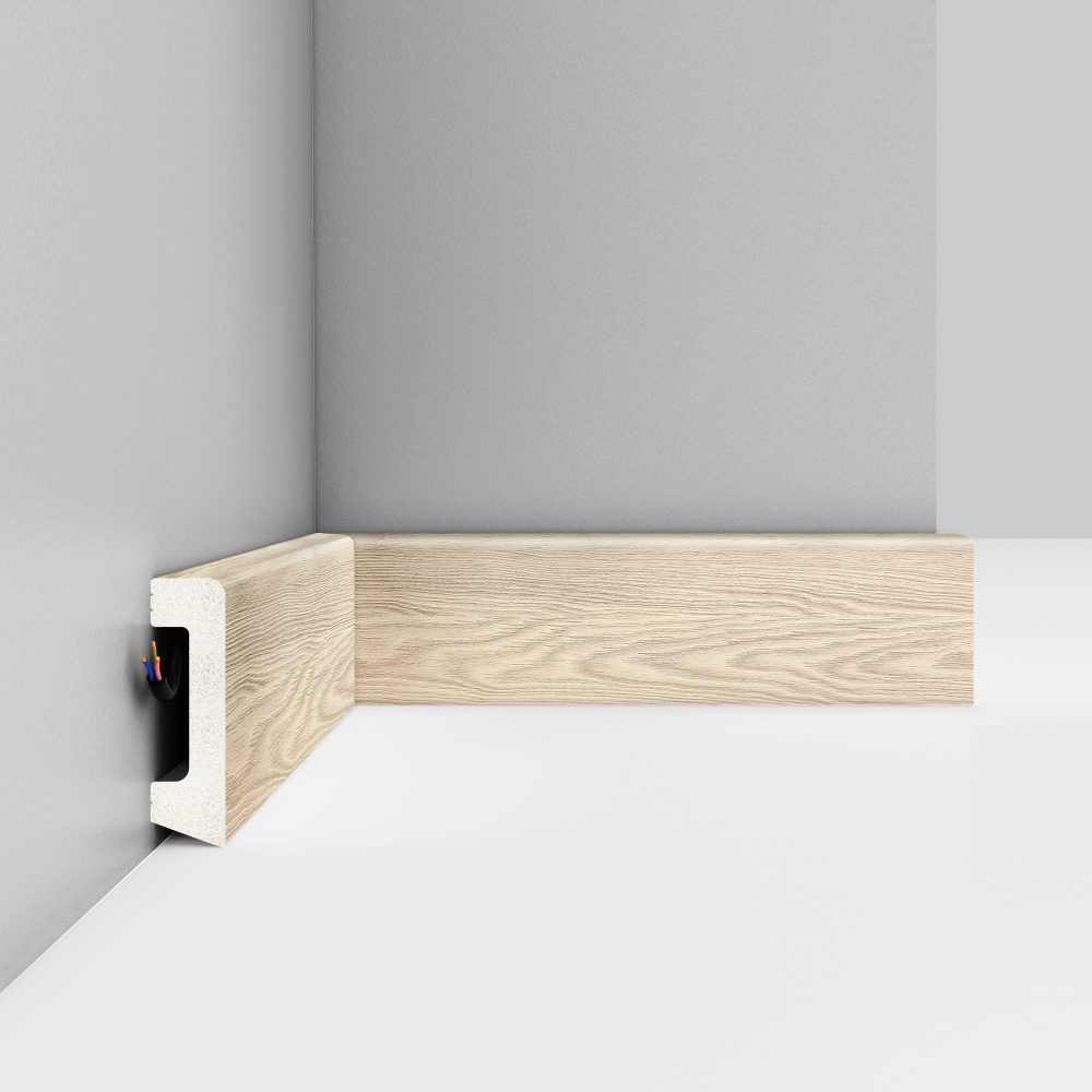 Плинтус напольный Decomaster ECO LINE D234-82 58х16х2400мм