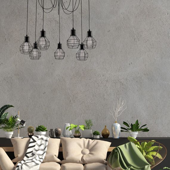 Подвесная люстра Arte Lamp A1109SP-7BK