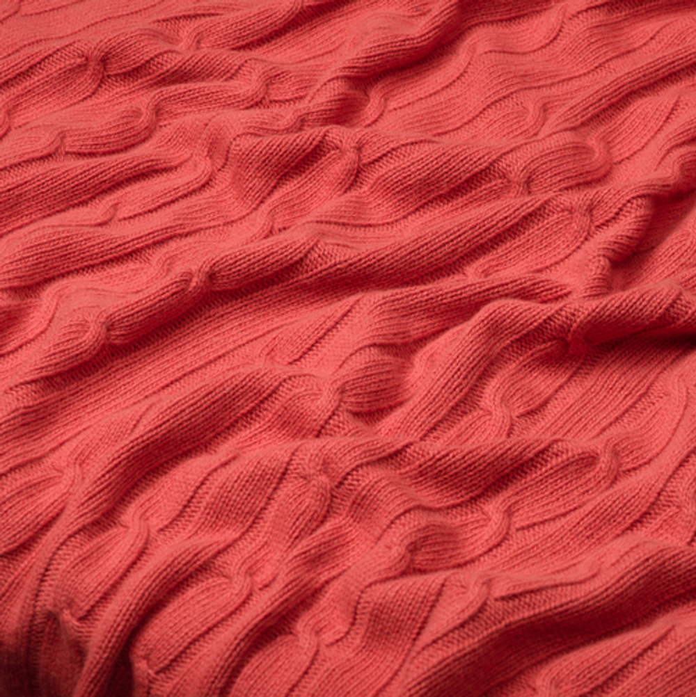 Плед CABLE Rene Real шиповник 110x170 см