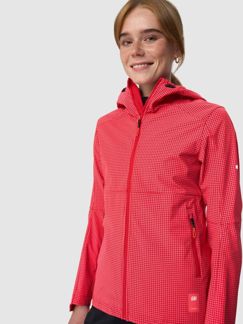Зимняя беговая куртка GRI Маяк 3.0 женская красная