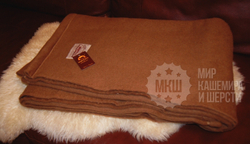 Одеяло из 100% верблюжьей шерсти 150x200 см. (Монголия) - камел