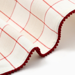 Скатерть  в клетку 149х250 см, 100% хл, рогожка 186 г/м2