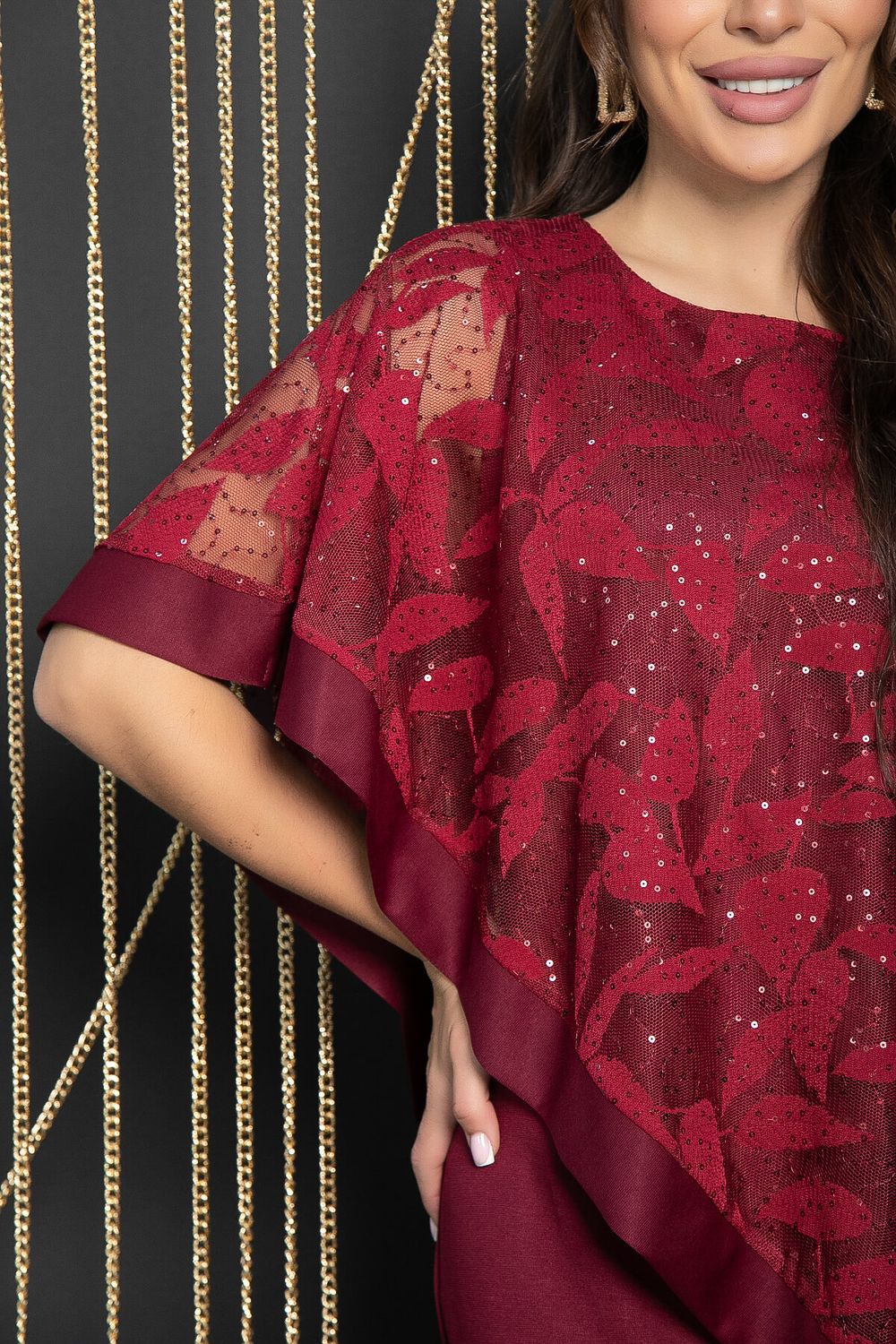 Платье Твой выход (бордо) П14586-7М LT Collection