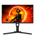 Монитор Игровой 24,5" AOC 25G3ZM/BK VA 1920x1080 240Hz 1ms 300cdm 3000:1 2xHDMI DP HAS Черный